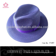 wholesale natural paper straw color panama hats cap and hat